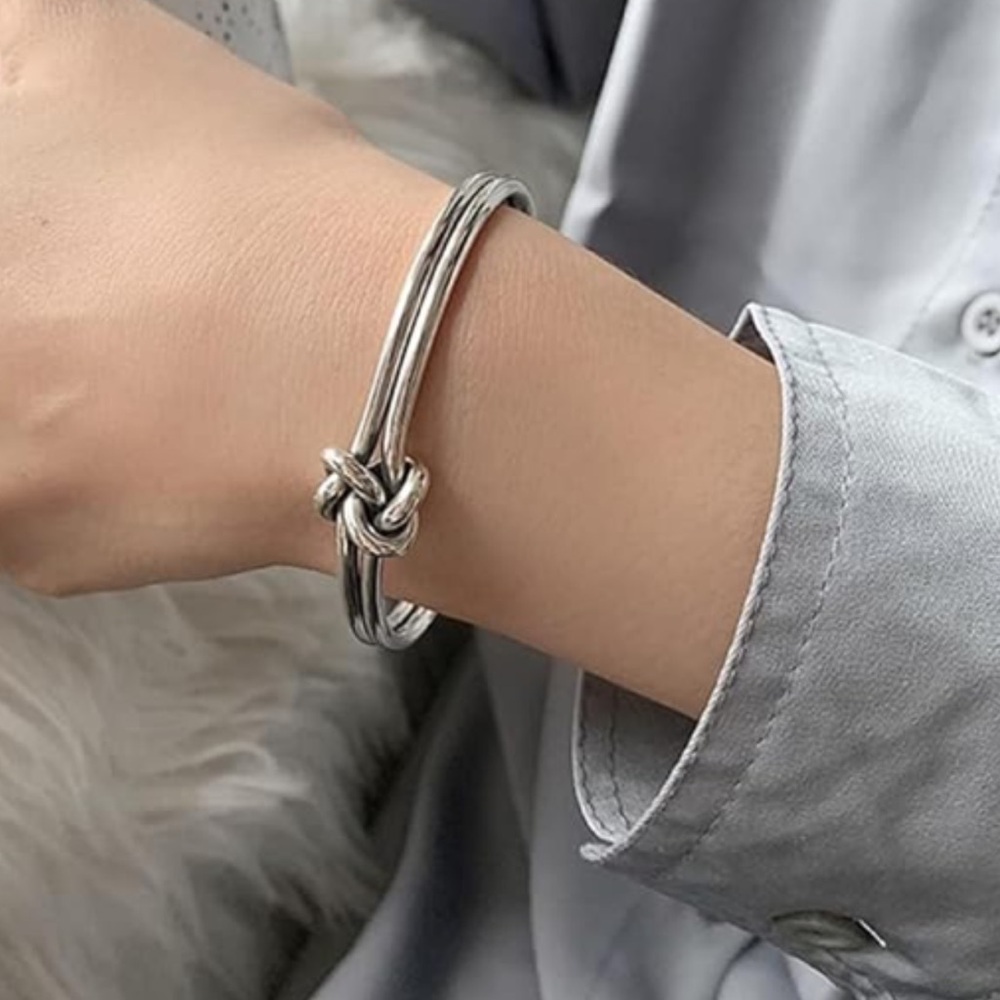 Sterling Silver Taylor Cuff Adjustable Bracelet - image 1